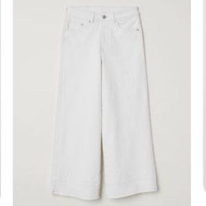 H&M high rise culotte jeans